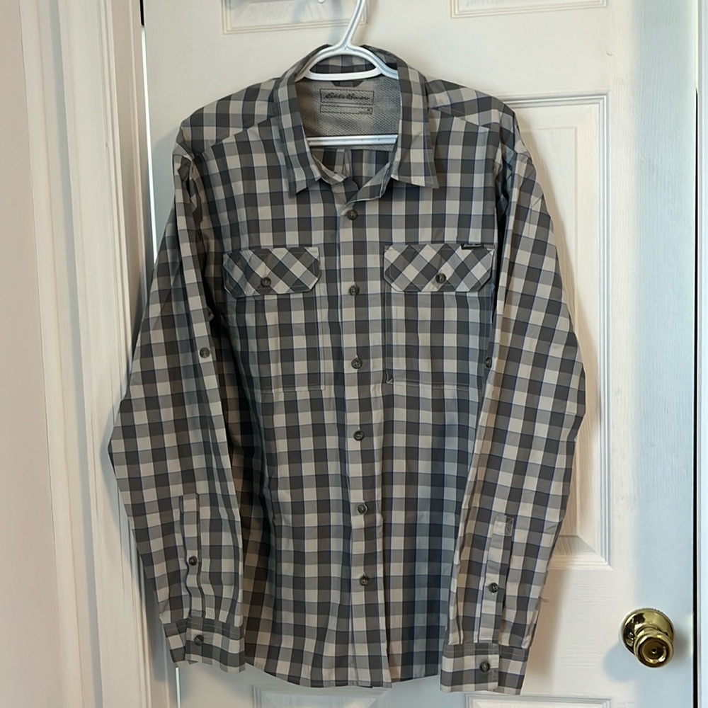 Eddie Bauer, casual shirt-not flannel. XL men.